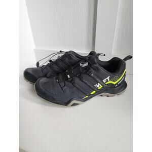 Men's Adidas Terrex Swift R2 Gore-Tex Hiking Shoes Black Yellow - Size 9